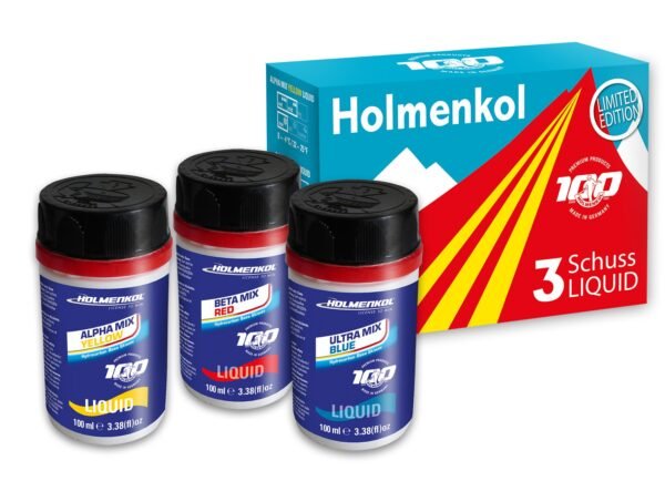 Holmenkol 3 Schuss Liquid YELLOW, RED, BLUE